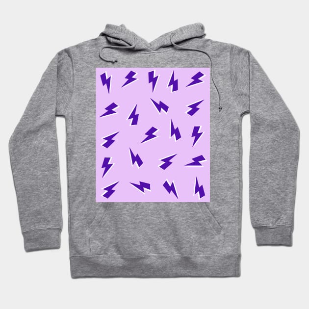 Purple Lightning Bolts Pattern